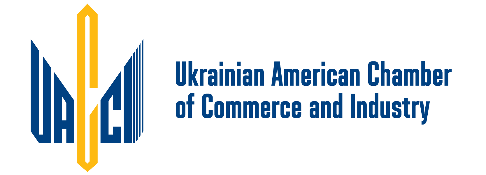 Ukrainian American Chamber of Commerce and Industry Website Logo